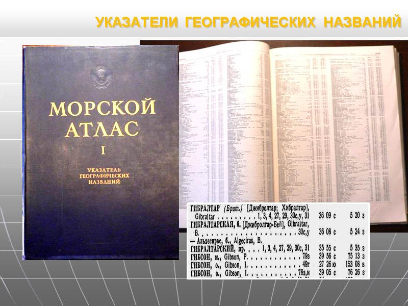 УКАЗАТЕЛИ ГЕОГРАФИЧЕСКИХ НАЗВАНИЙ УКАЗАТЕЛИ ГЕОГРАФИЧЕСКИХ НАЗВАНИЙ